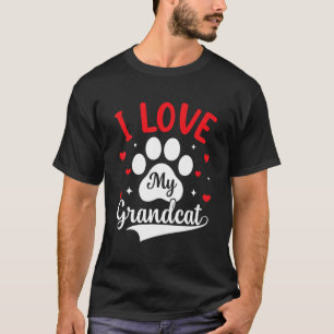 Camiseta Eu Amo Meu Avogato  Gato  Avô Avó Avós