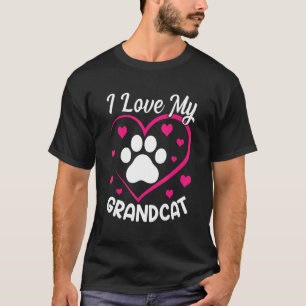 Camiseta Eu Amo Meu Avogato  Gato  Avô Avó Avós