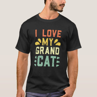 Camiseta Eu Amo Meu Avogato Gato Avô Avó Avós
