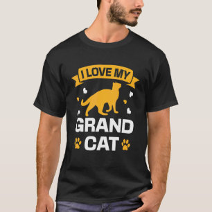 Camiseta Eu Amo Meu Avogato  Gato  Avô Avó Avós