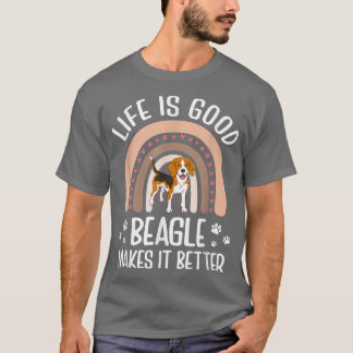 Camiseta Eu Amo Meu Beagle Cute Melhor Beagle Mamãe Já Deu
