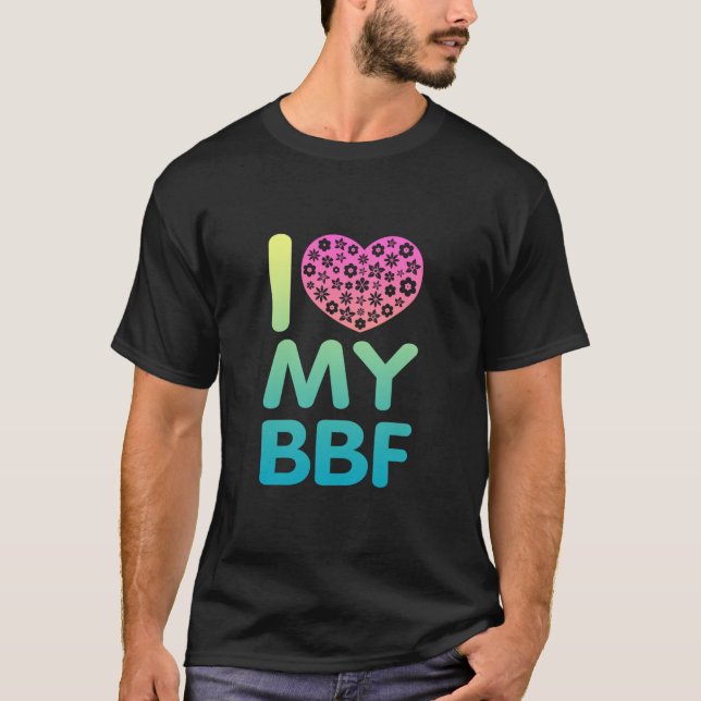 Camiseta Eu Amo Meu BFF (Frente)