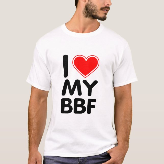 Camiseta Eu Amo Meu BFF (Frente)
