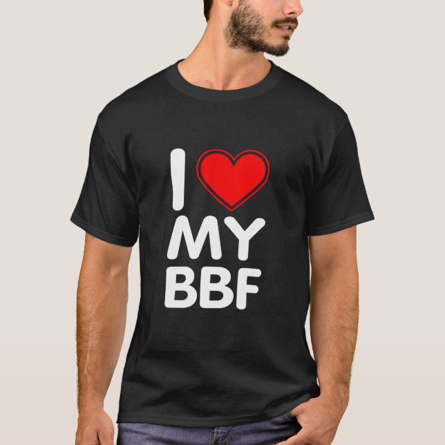 Camiseta Eu Amo Meu BFF (Frente)