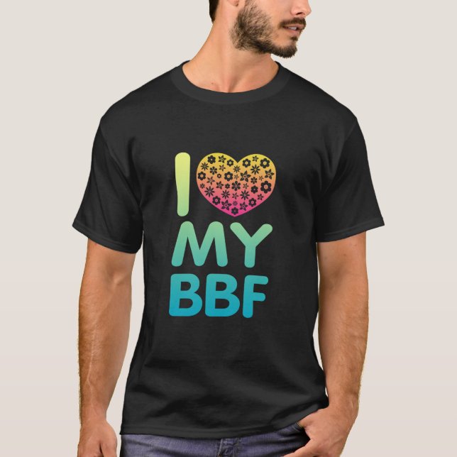Camiseta Eu Amo Meu BFF (Frente)