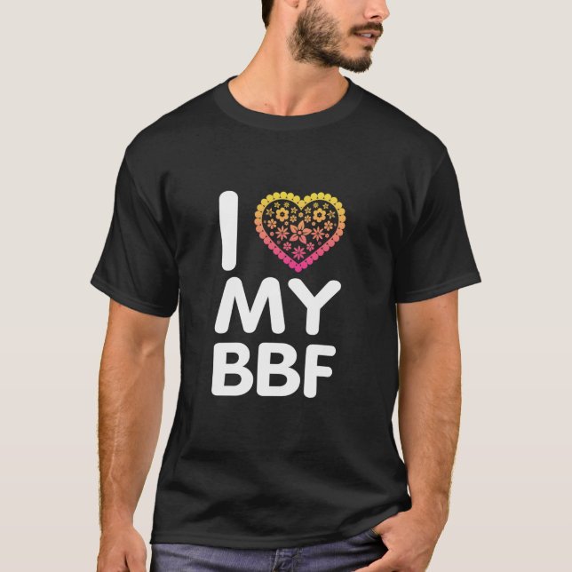 Camiseta Eu Amo Meu BFF (Frente)