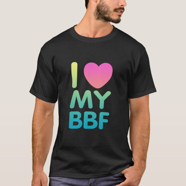 Camiseta Eu Amo Meu BFF (Frente)
