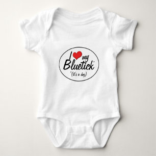Camiseta Eu amo meu Bluetick (é um cão)