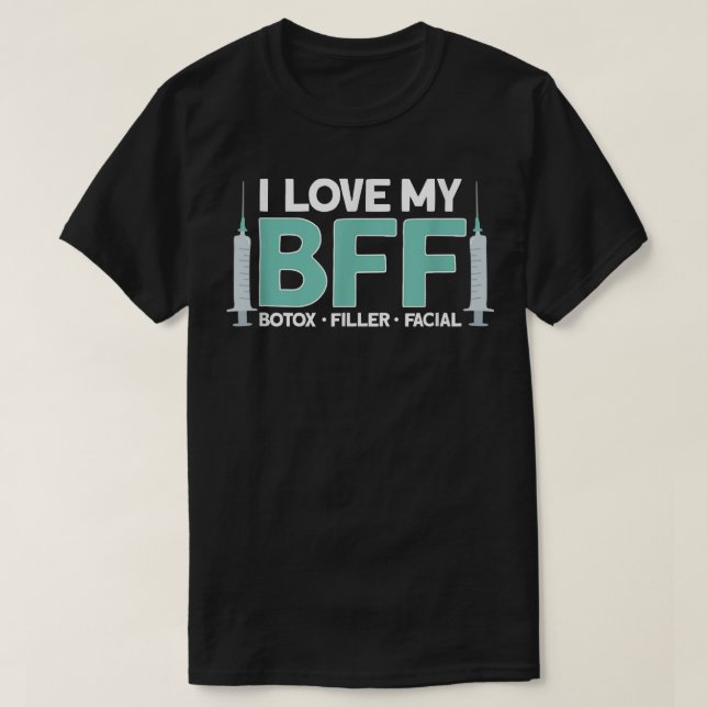 Camiseta Eu Amo Meu Boto Filler Facial (Frente do Design)