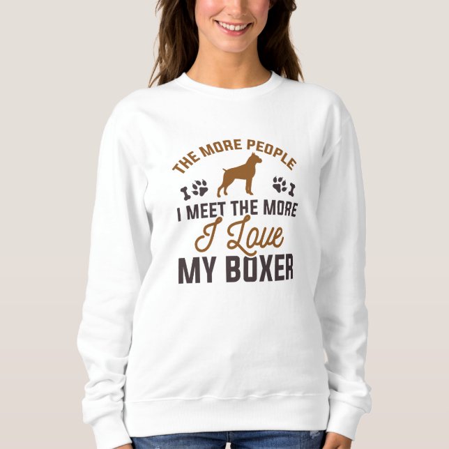 Camiseta Eu Amo Meu Boxer (Frente)