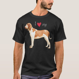 Camiseta Eu amo meu Bracco Italiano