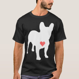 Camiseta Eu Amo Meu Buldogue Francês