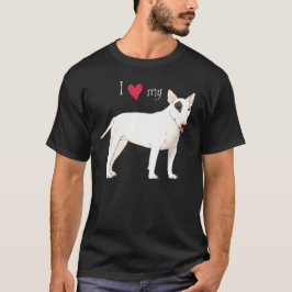 Camiseta Eu amo meu bull terrier