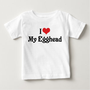 Camiseta Eu Amo Meu Cabeça de Ovo