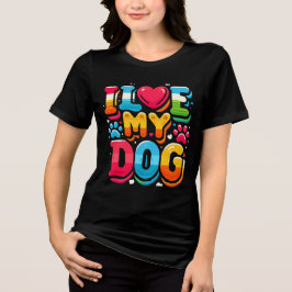 Camiseta Eu Amo Meu Cachorro