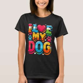 Camiseta Eu Amo Meu Cachorro