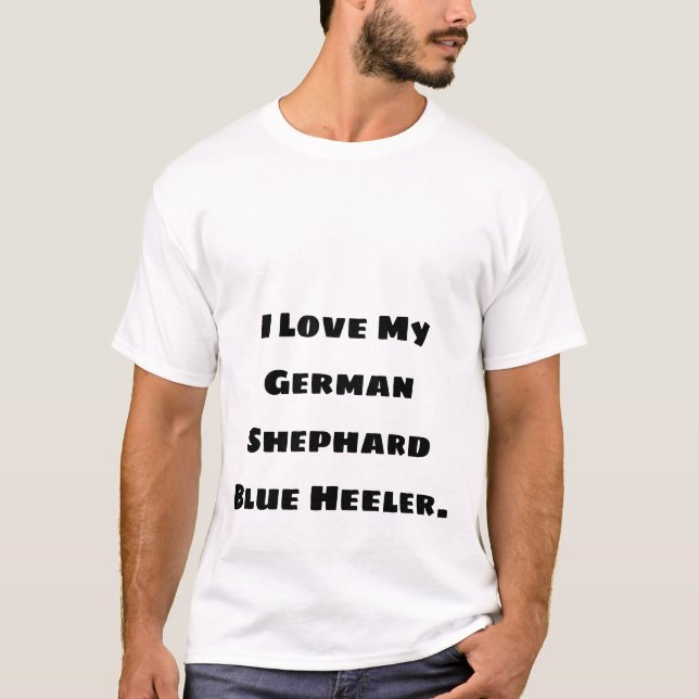 Camiseta Eu Amo Meu Cachorro (Frente)