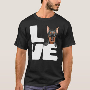 Camiseta Eu Amo Meu Cachorro Alemão