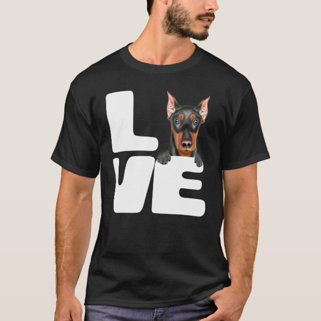Camiseta Eu Amo Meu Cachorro Alemão (Frente)