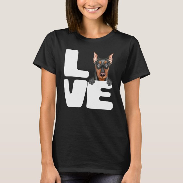 Camiseta Eu Amo Meu Cachorro Alemão (Frente)