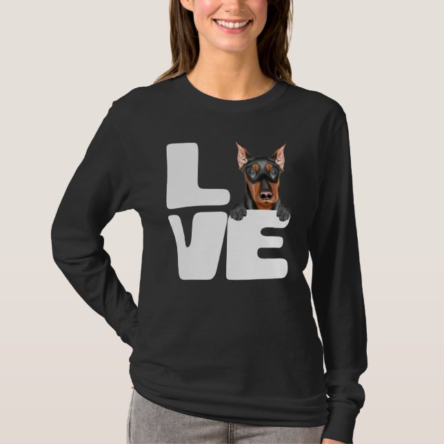 Camiseta Eu Amo Meu Cachorro Alemão (Frente)