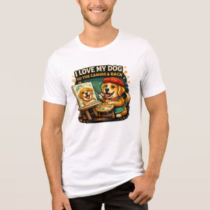 Camiseta Eu Amo Meu Cachorro Até a Tela e de Volta – Unisex