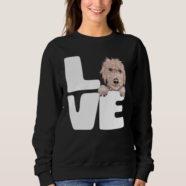 Camiseta Eu Amo Meu Cachorro Bedlington Terrier (Frente)