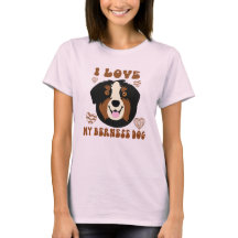 Eu Amo Meu Cachorro Bernês Fã de Pet Cute Berner R