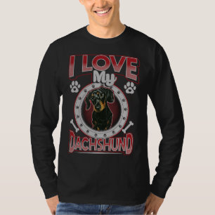 Camiseta Eu Amo Meu Cachorro Cachorro Cachorro Cachorro Cac