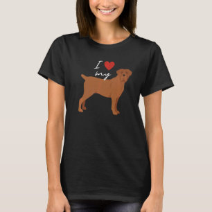 Camiseta Eu Amo Meu Cachorro De Cane Corso