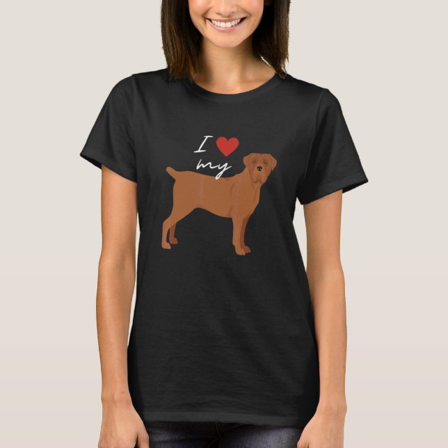 Camiseta Eu Amo Meu Cachorro De Cane Corso (Frente)