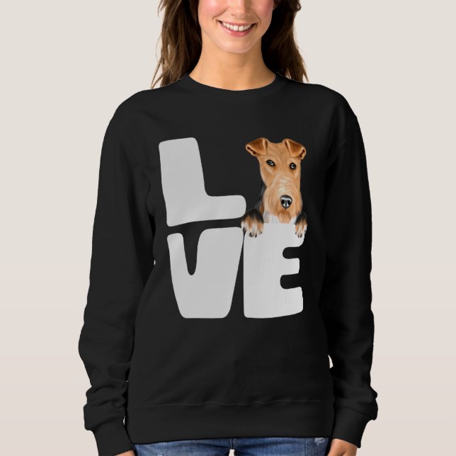 Camiseta Eu Amo Meu Cachorro De Fox Terrier (Frente)