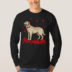 Camiseta Eu Amo Meu Cachorro De Namorados De Retriever Labr