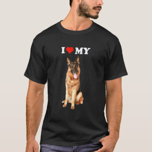 Camiseta Eu Amo Meu Cachorro Husky