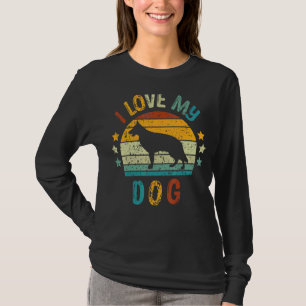 Camiseta Eu Amo Meu Cachorro K9 Animal 1