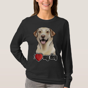 Camiseta Eu Amo Meu Cachorro Labrador Retriever