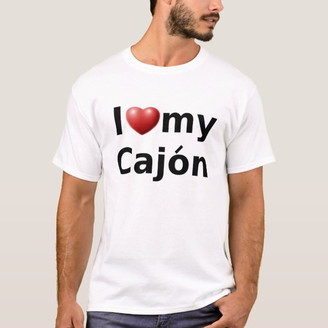 Camiseta Eu amo meu Cajón (Frente)