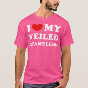Camiseta Eu Amo Meu Camaleão Vazado Eu Corto Minha Chame Ve