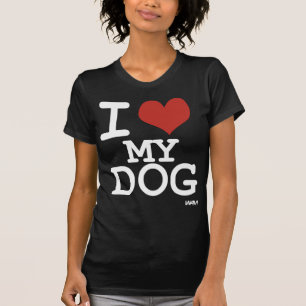 Camiseta Eu amo meu cão