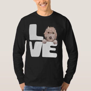 Camiseta Eu Amo Meu Cão Bedlington Terrier