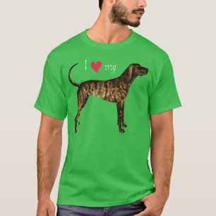 Camiseta Eu amo meu cão de caça