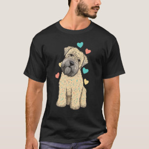 Camiseta Eu Amo Meu Cão de Raça Soft Coated Wheaten Terrier