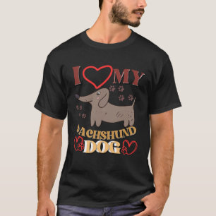 Camiseta Eu amo meu cão de solha