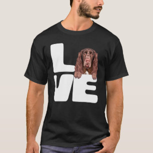 Camiseta Eu Amo Meu Cão Field Spaniel