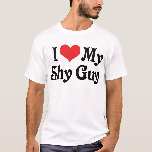 Camiseta Eu Amo Meu Cara Tímido (Frente)