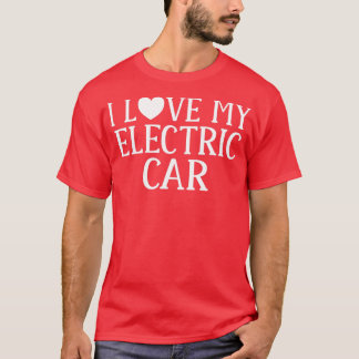 Camiseta Eu amo meu carro elétrico EV