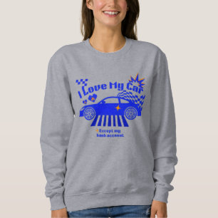 Camiseta Eu Amo Meu Carro Exceto Minha Conta Bancária Frase