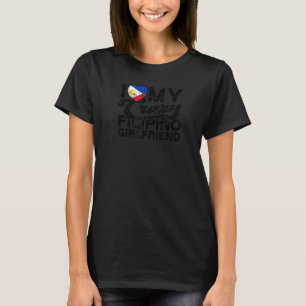 Camiseta Eu amo meu casal namorada de filipino louco