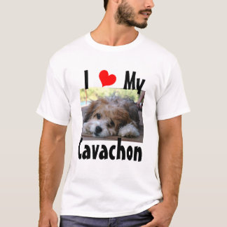 Camiseta Eu amo meu Cavachon