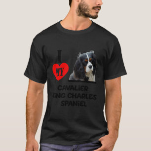 Camiseta Eu Amo Meu Cavaleiro Rei Charles Spaniel Dog Pet M